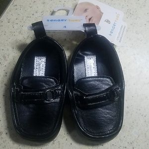 Baby Boys Black Tuxedo Dress Loafer Shoes